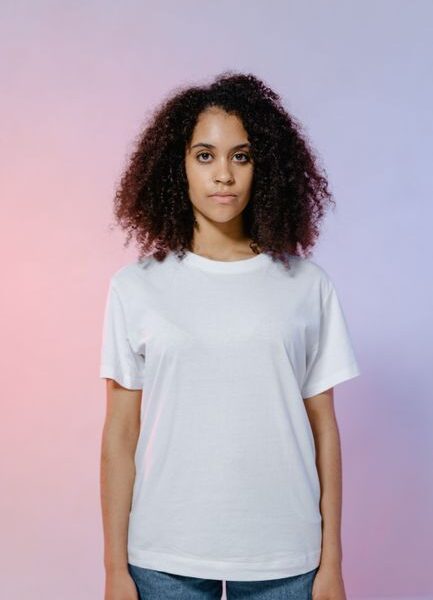レタリングプリントの半袖Tシャツ